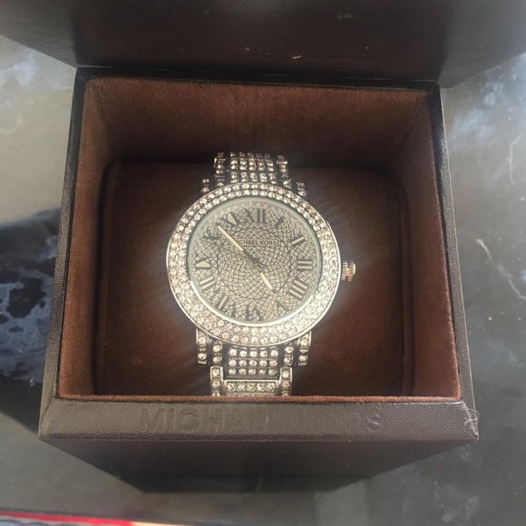 Silver Diamond Michael Kors Watch - Picture 2 of 4